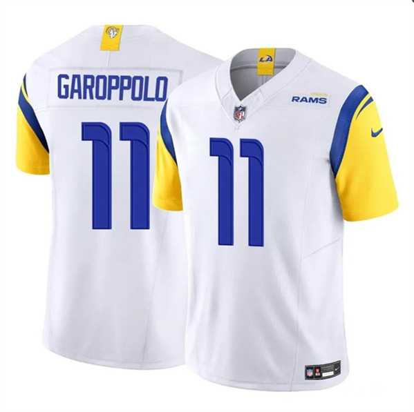 Youth Los Angeles Rams #11 Jimmy Garoppolo White 2024 F.U.S.E. Vapor Untouchable Stitched Jersey Dzhi->youth nfl jersey->Youth Jersey